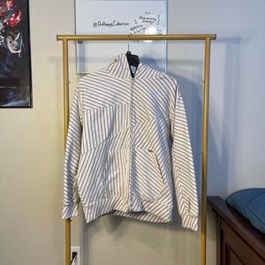 Volcom skater striped zip up